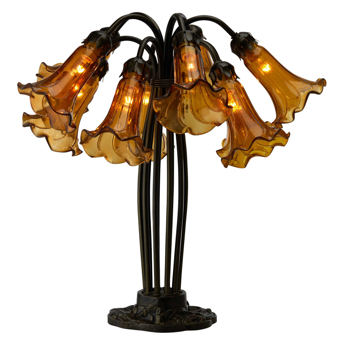 River of Goods 10" Arm Lily Lamp