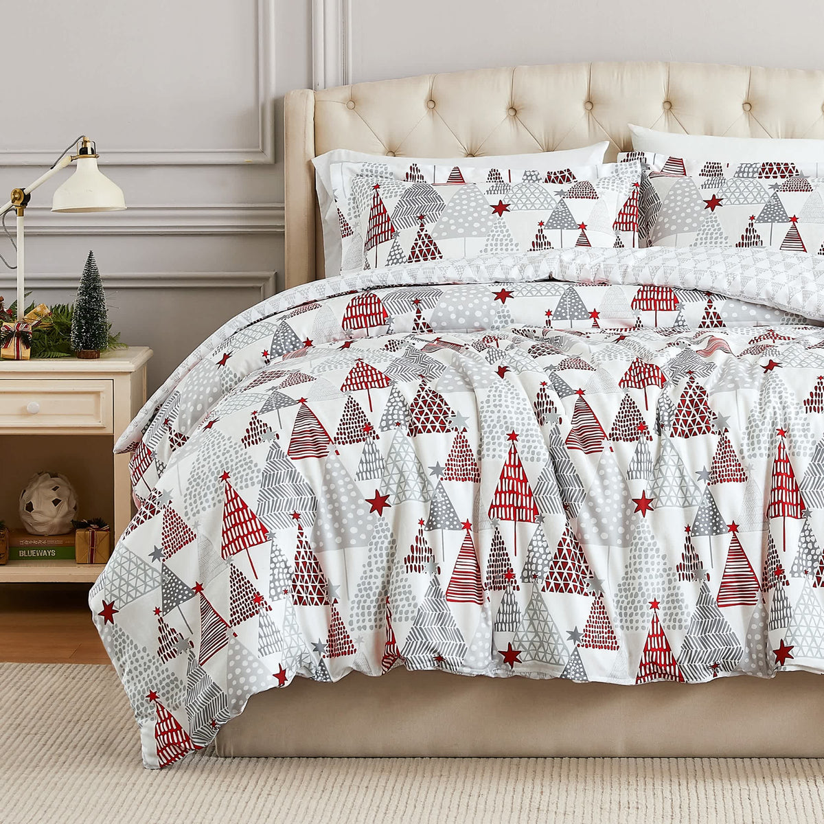 Southshore Fine Linens Merry and Bright Oversized Duvet Cover Set