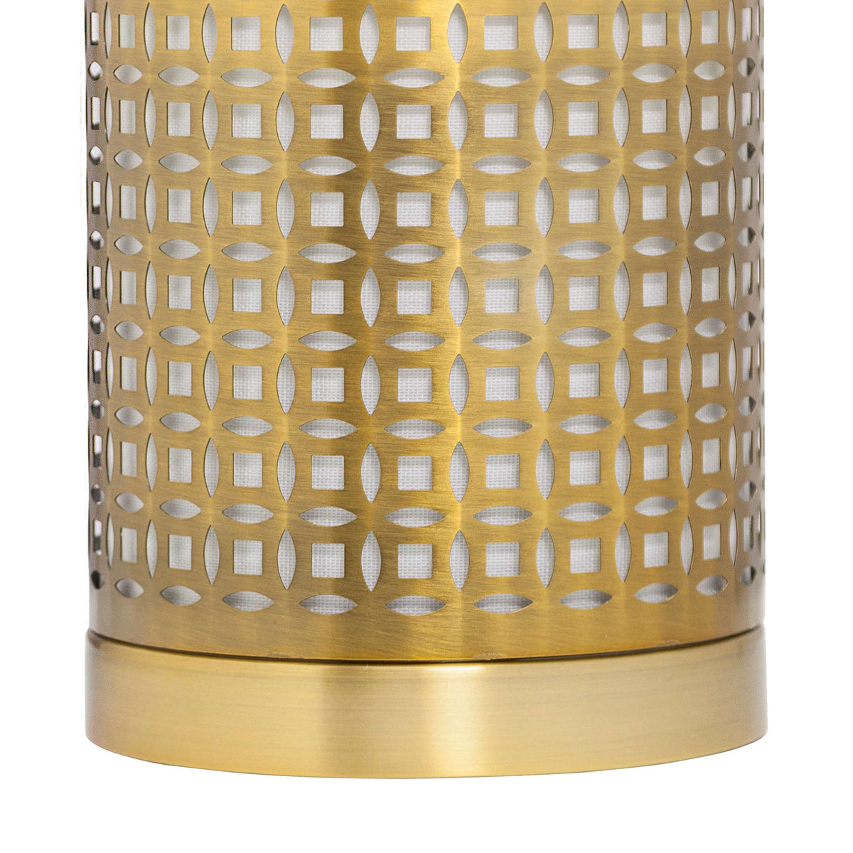 River of Goods Geometric Gold Accent Lamp