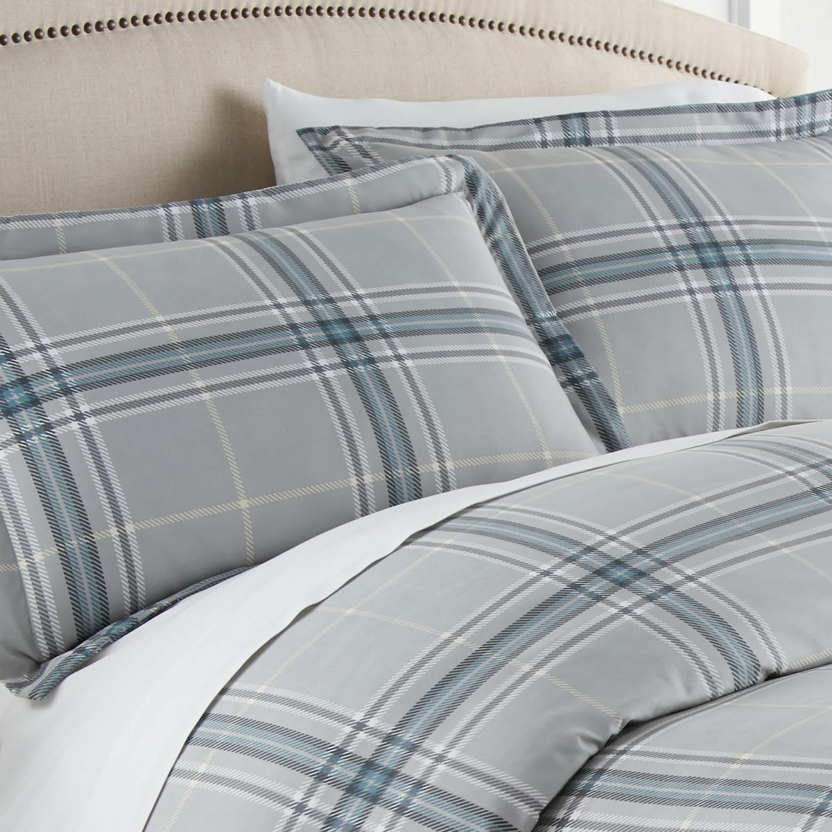 Southshore Fine Linens Vilano Plaid Comforter Set