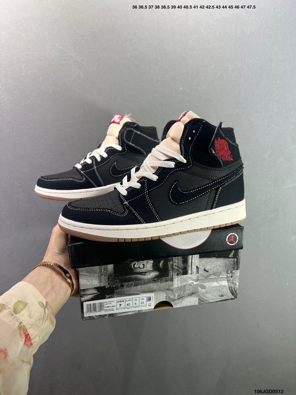 Air Jordan 1 Mid SE Year of the Dragon – Black / Gum