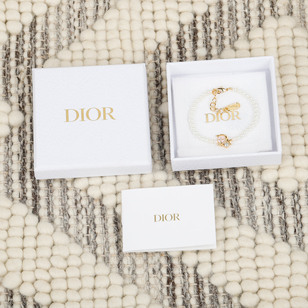 Dior Oblique Pearl Bracelet – Gold