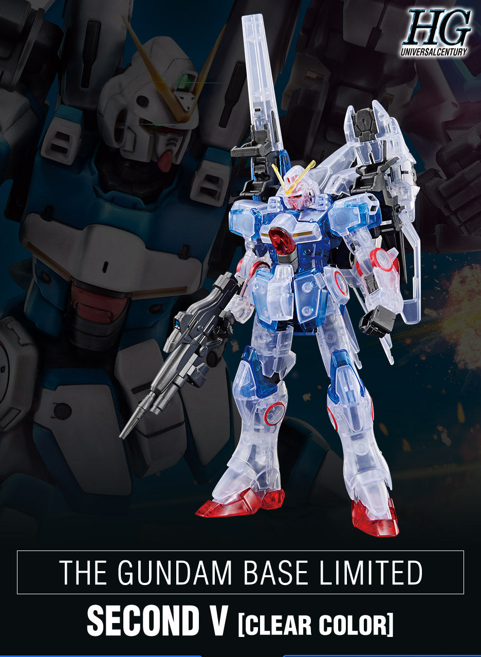 HG 1/144 Gundam Base Limited Second V [Clear Color]