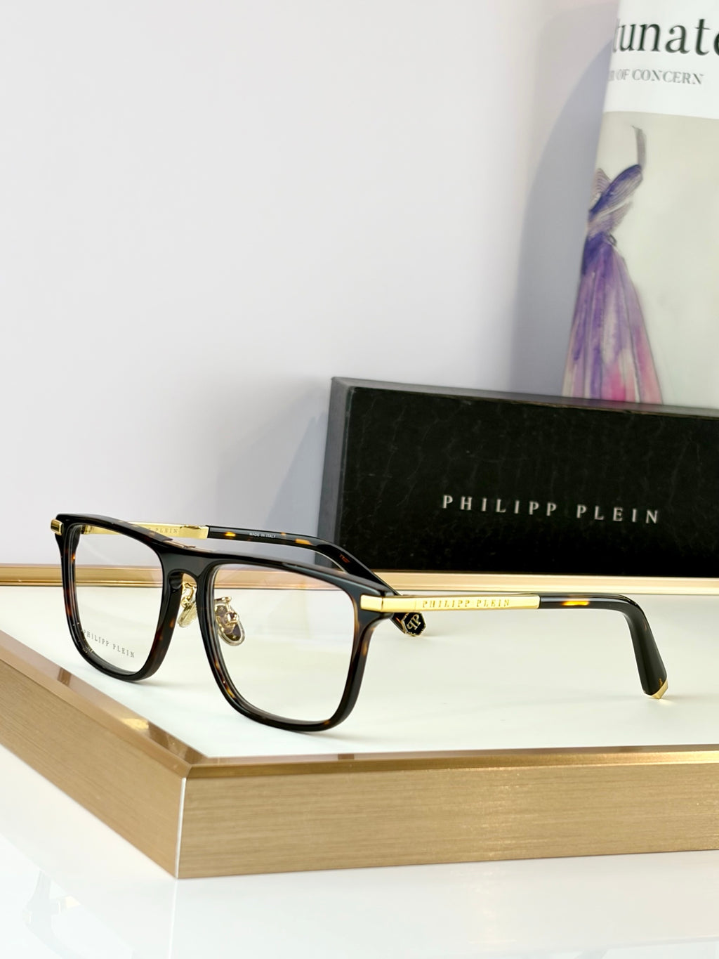 Philipp Plein Square Optical Glasses