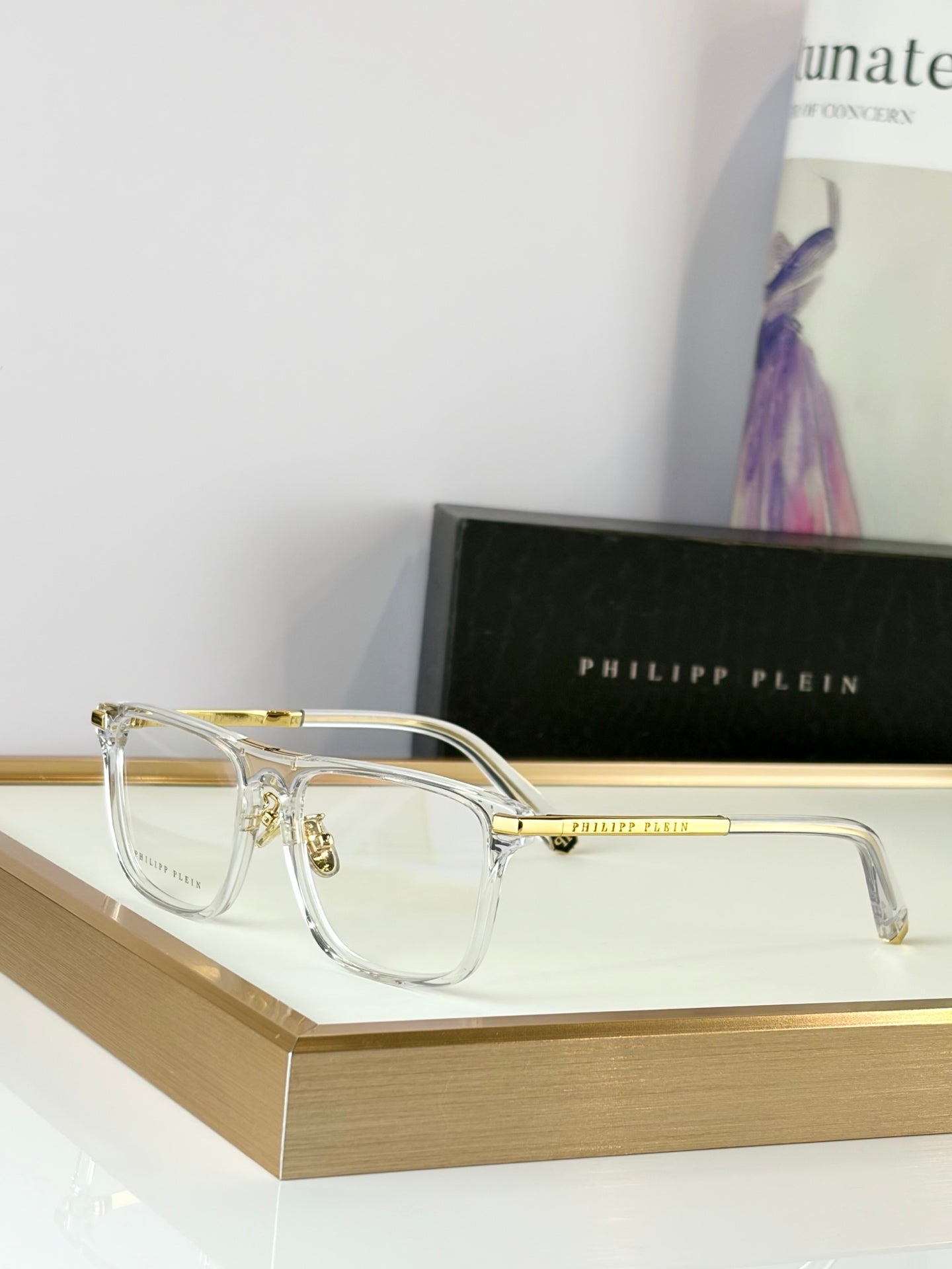 Philipp Plein Square Optical Glasses
