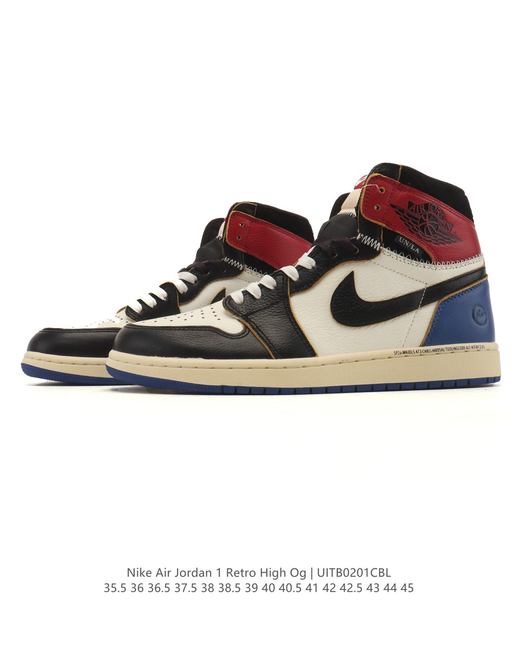 Union LA x Air Jordan 1 Retro High OG – Blue Toe