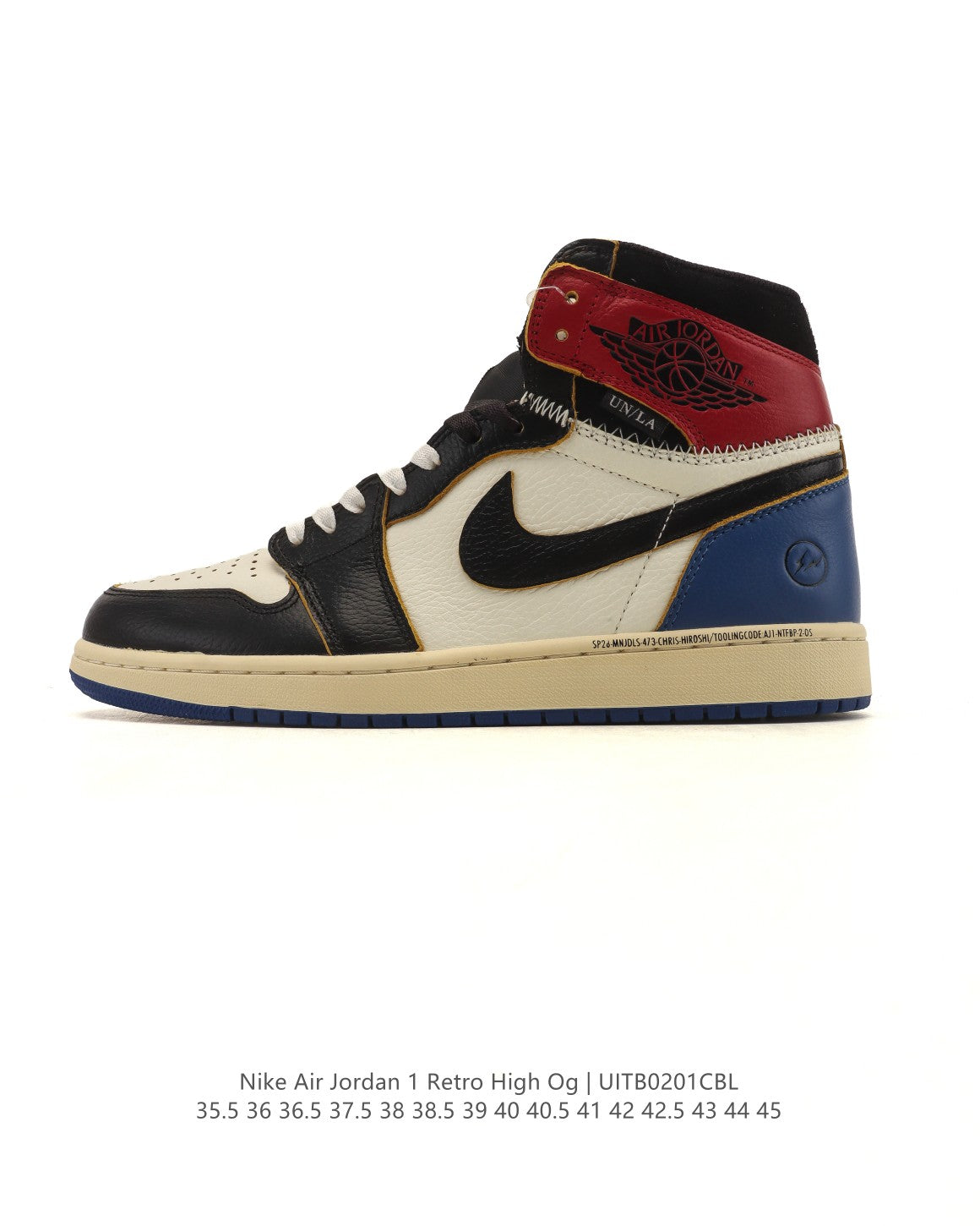 Union LA x Air Jordan 1 Retro High OG – Blue Toe