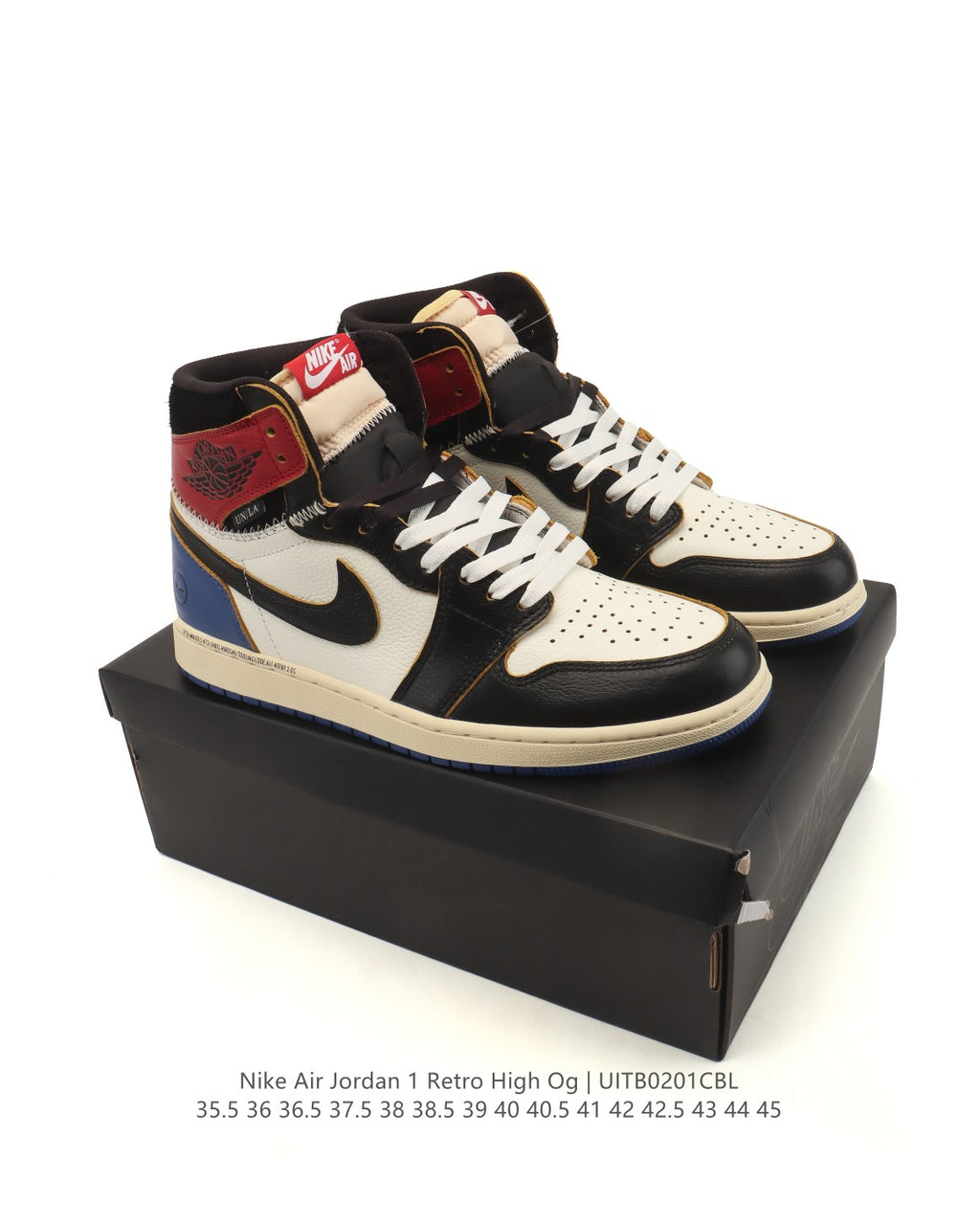 Union LA x Air Jordan 1 Retro High OG – Blue Toe