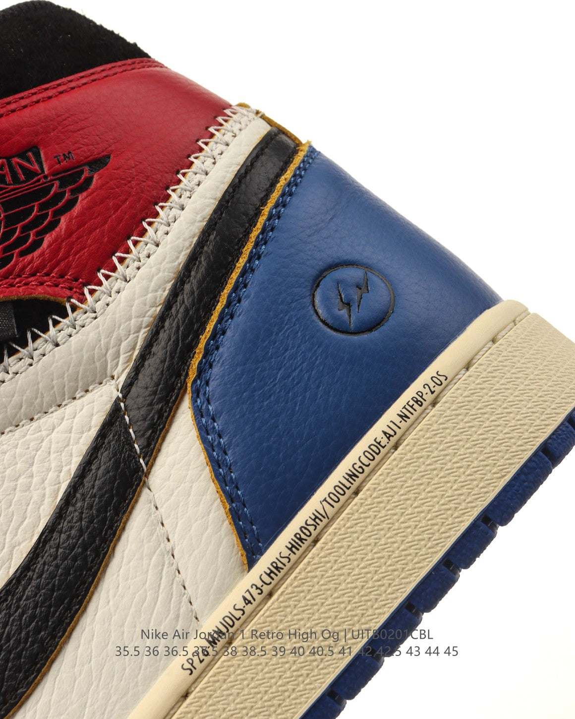 Union LA x Air Jordan 1 Retro High OG – Blue Toe