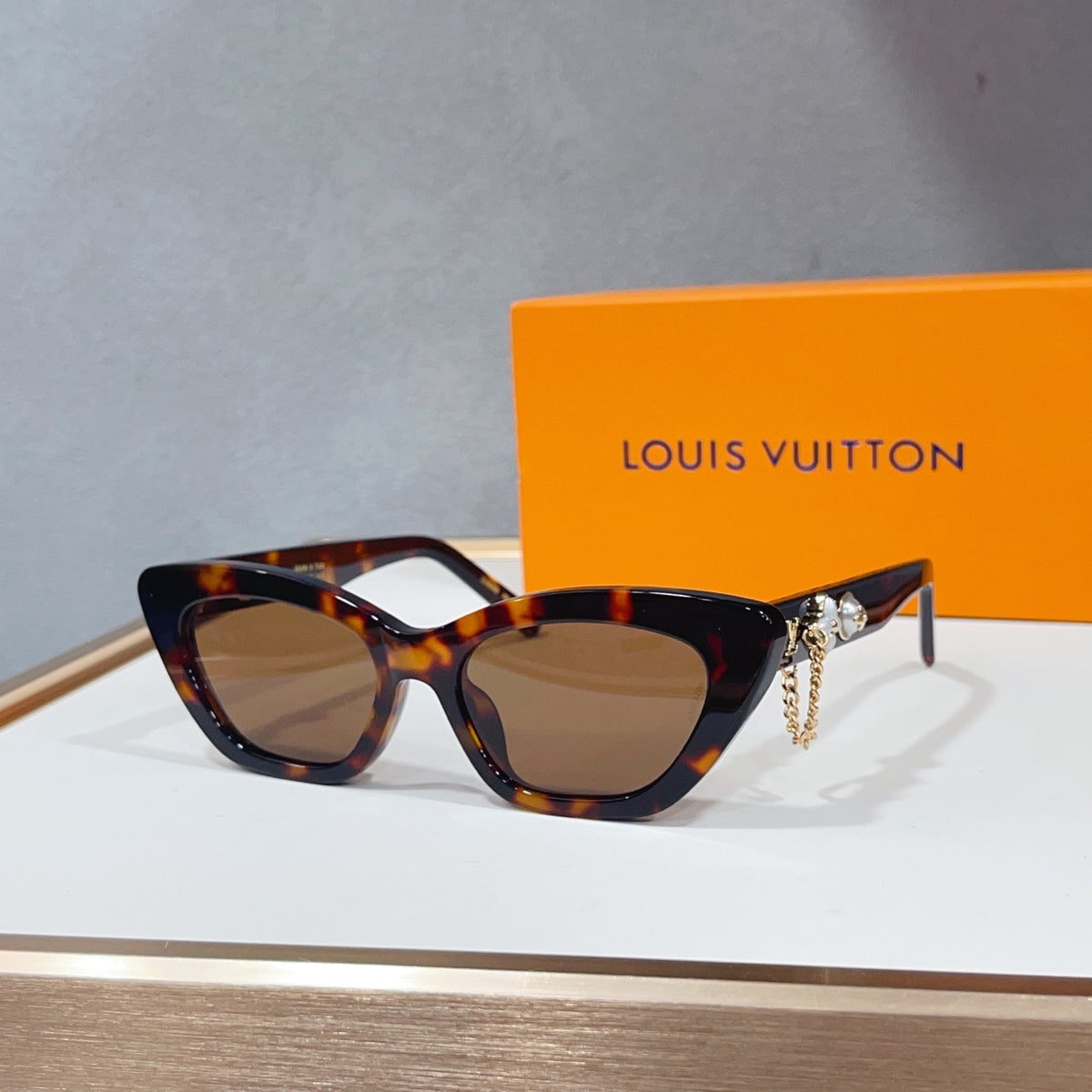 Louis Vuitton My Monogram Chain Cat-Eye Sunglasses
