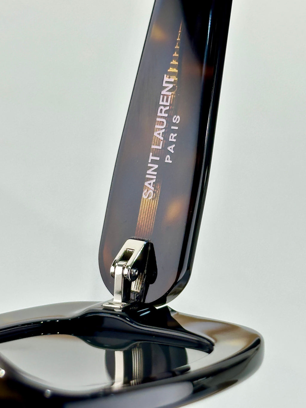 Saint Laurent SL 68 YSL Logo Oversized Square Acetate Sunglasses
