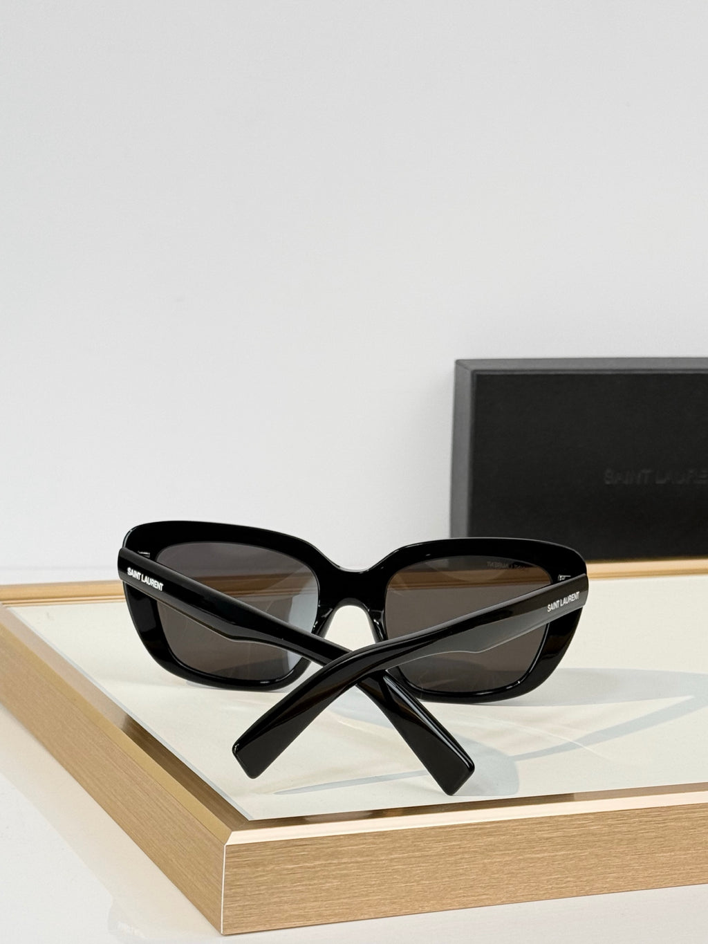 Saint Laurent SL 68 Oversized Square Acetate Sunglasses