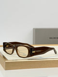 Balenciaga BB0096S Rectangle Acetate Sunglasses