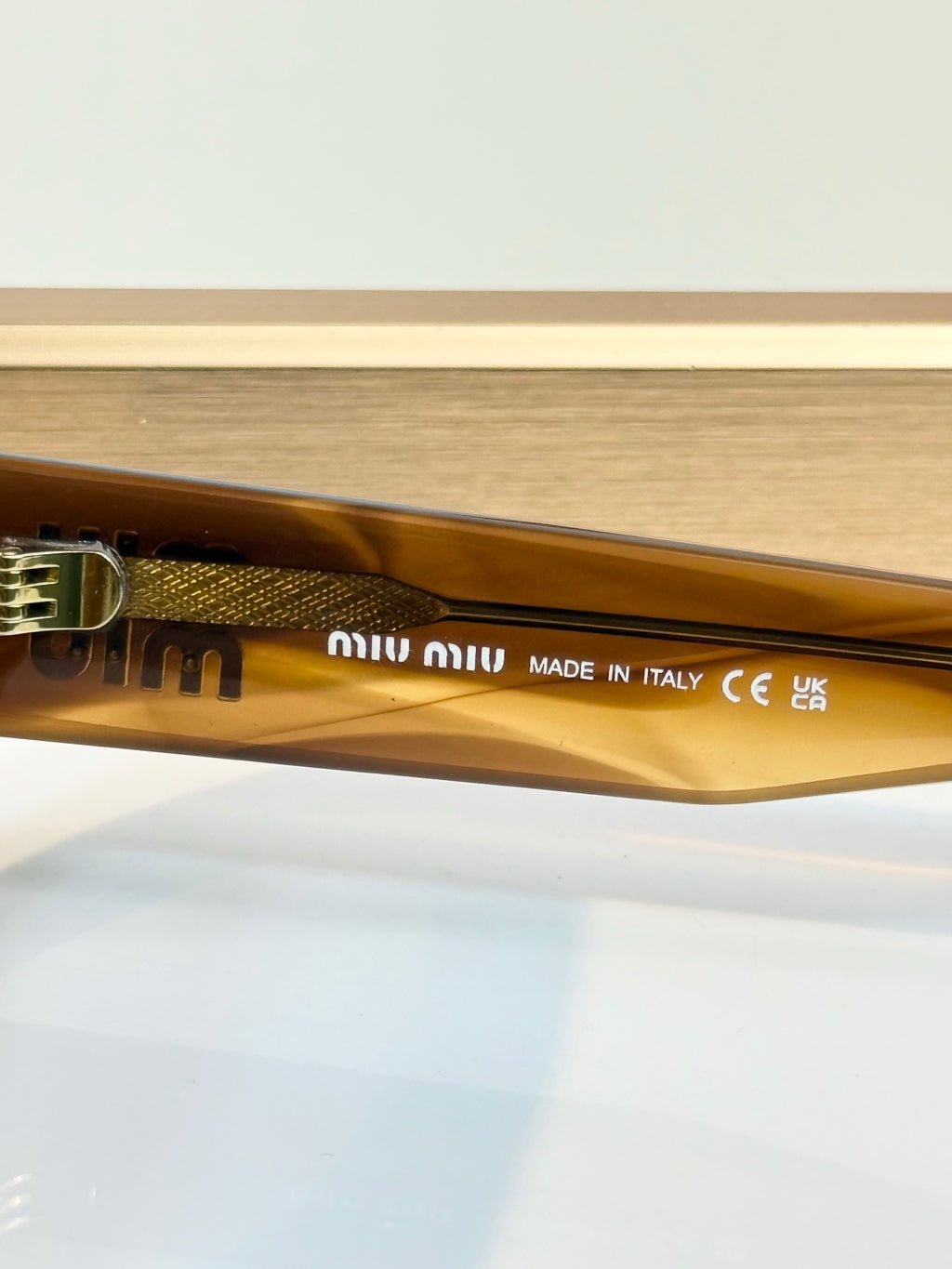 Miu Miu MU C02S Oval Wrap Sunglasses