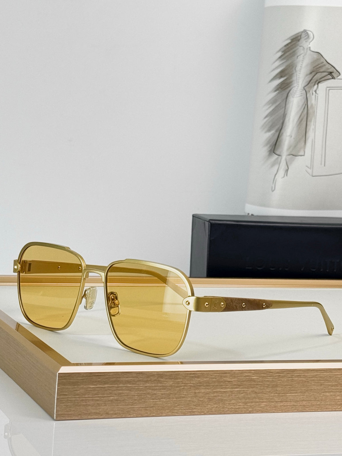 Louis Vuitton LV Attitude Square Metal Sunglasses