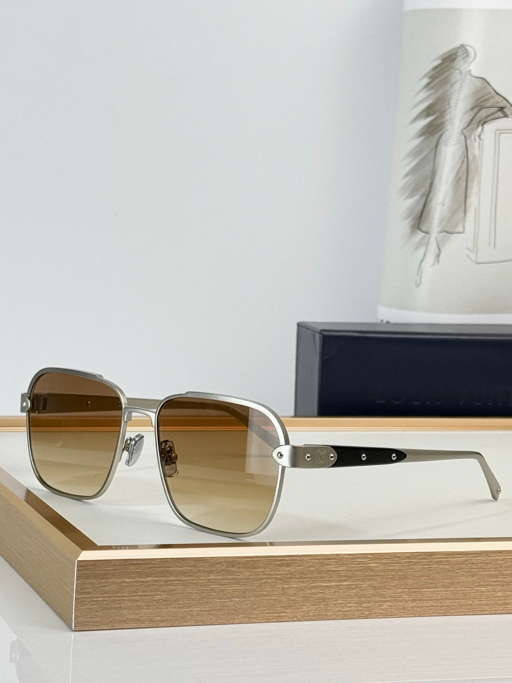 Louis Vuitton LV Attitude Square Metal Sunglasses
