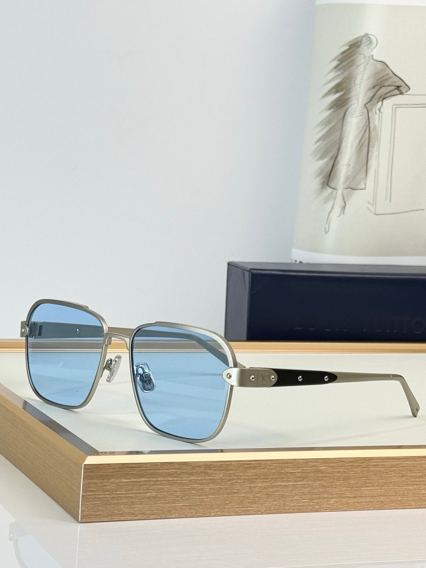 Louis Vuitton LV Attitude Square Metal Sunglasses