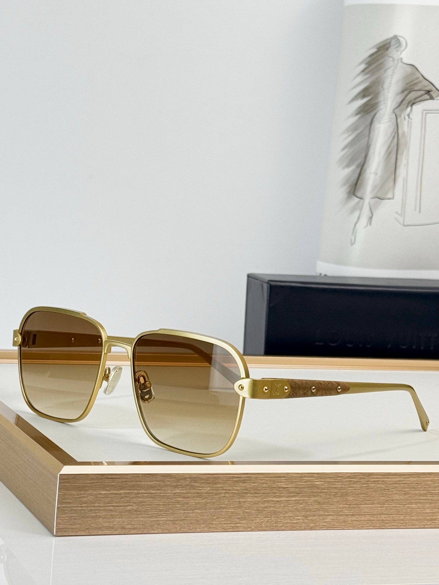 Louis Vuitton LV Attitude Square Metal Sunglasses