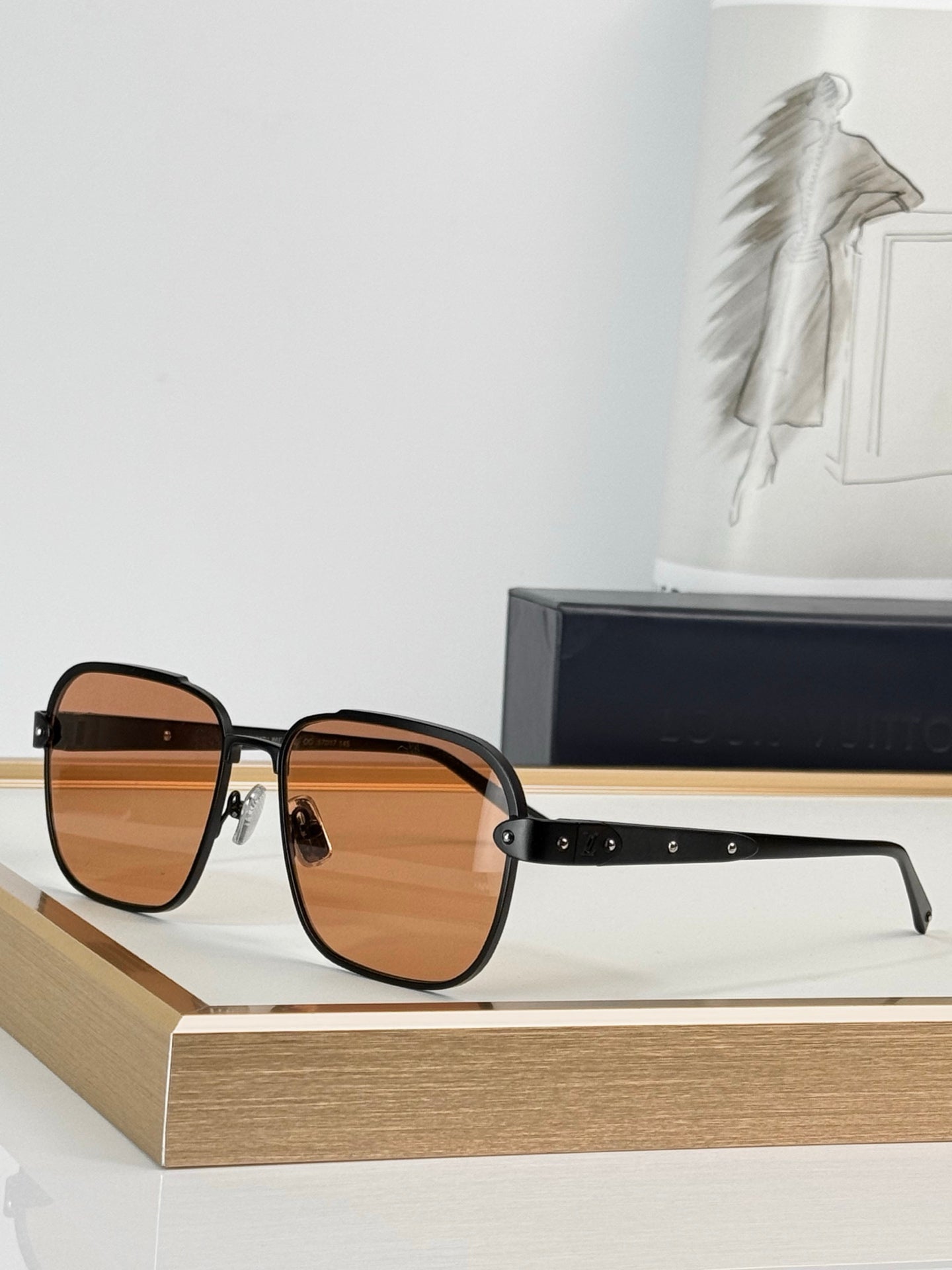 Louis Vuitton LV Attitude Square Metal Sunglasses