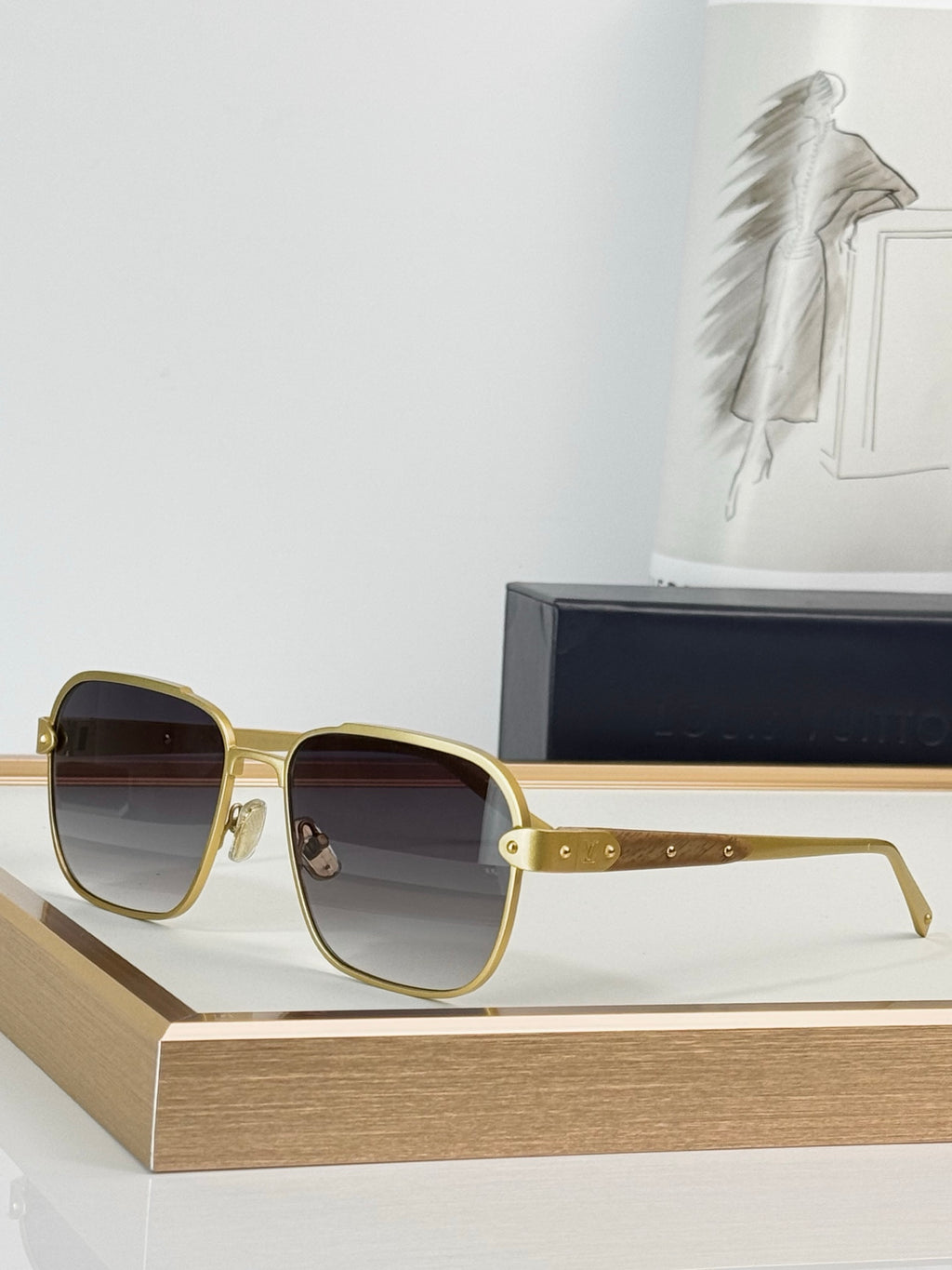 Louis Vuitton LV Attitude Square Metal Sunglasses