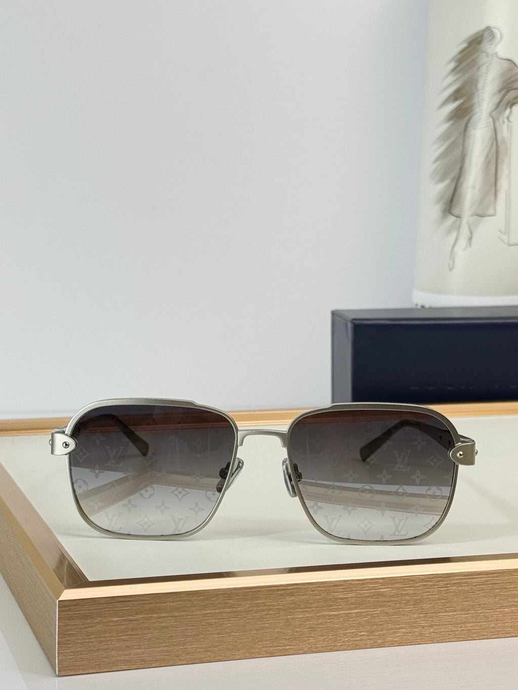 Louis Vuitton LV Attitude Square Metal Sunglasses