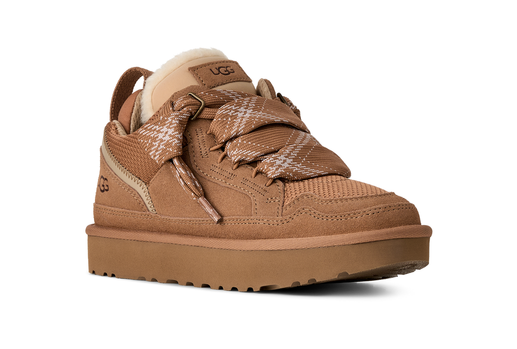 UGG Lowmel Womens Sneakers — Chestnut Suede Low-Top