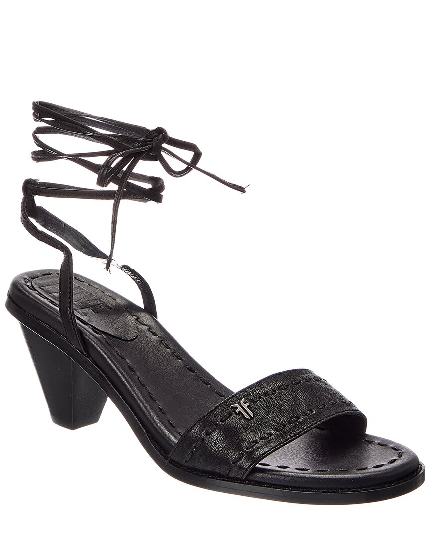 Frye Estelle Ankle Tie Leather Sandal