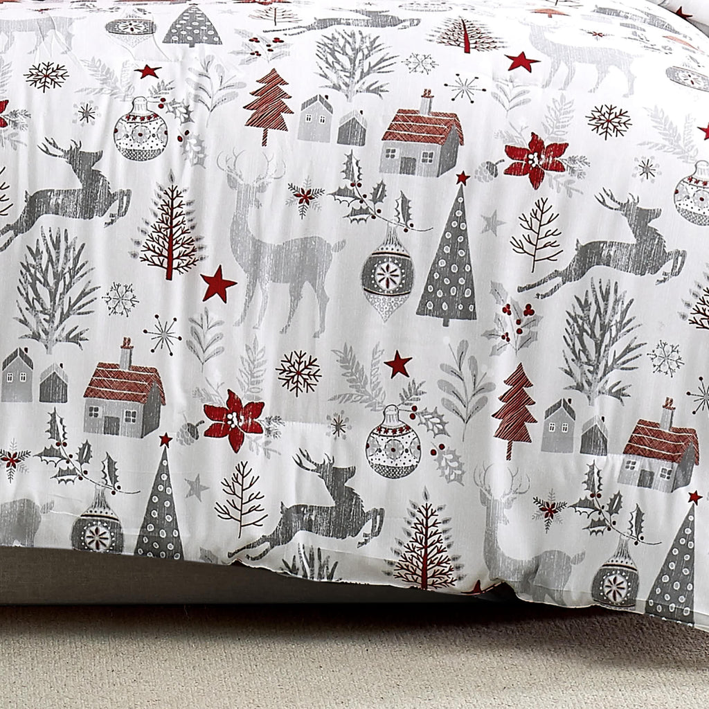 Southshore Fine Linens Holly Jolly Lane 6PC Comforter Set