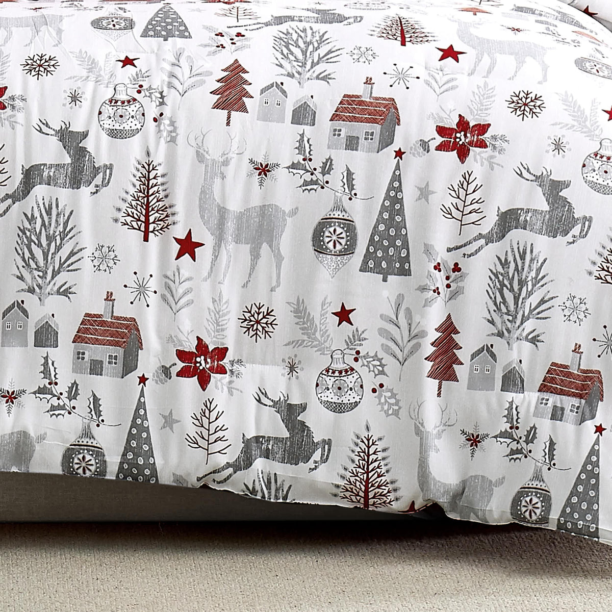 Southshore Fine Linens Holly Jolly Lane 6PC Comforter Set