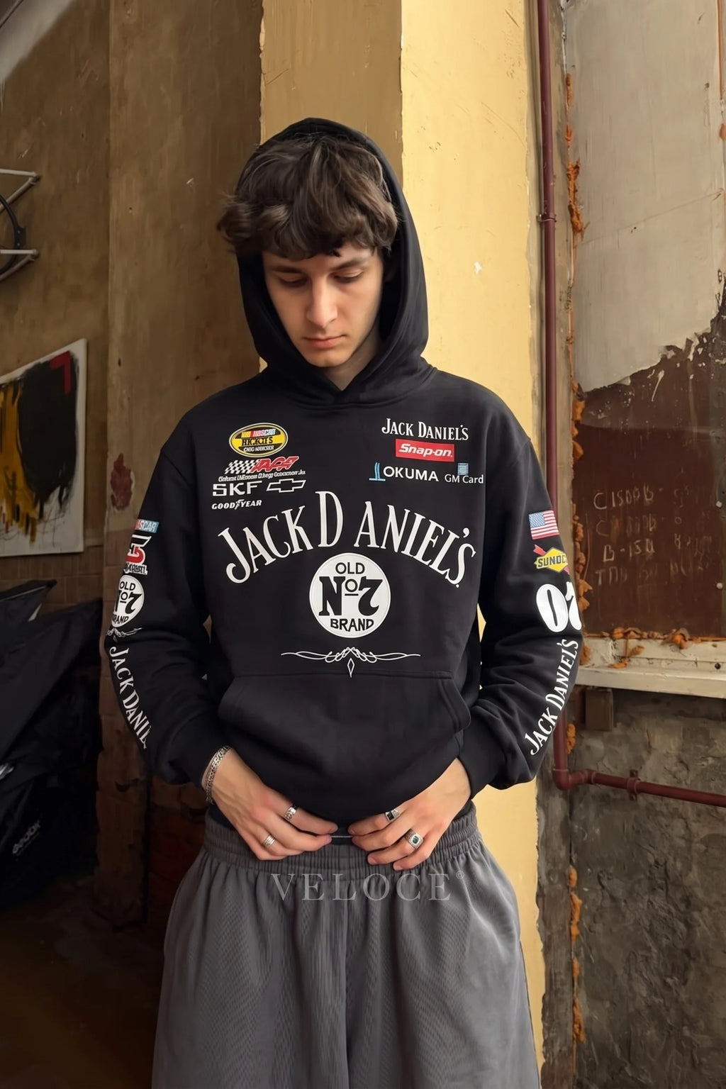 Jack Daniel’s Racing Hoodie - Full Embroidered Edition