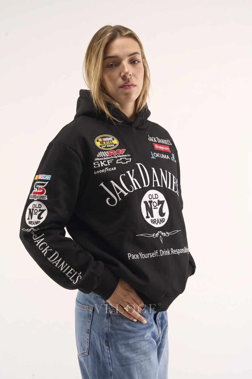 Jack Daniel’s Racing Hoodie - Full Embroidered Edition