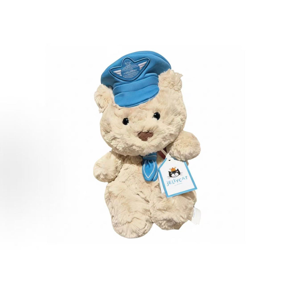 Jellycat Airlines x Harrods Bartholomew Bear Junior Pilot