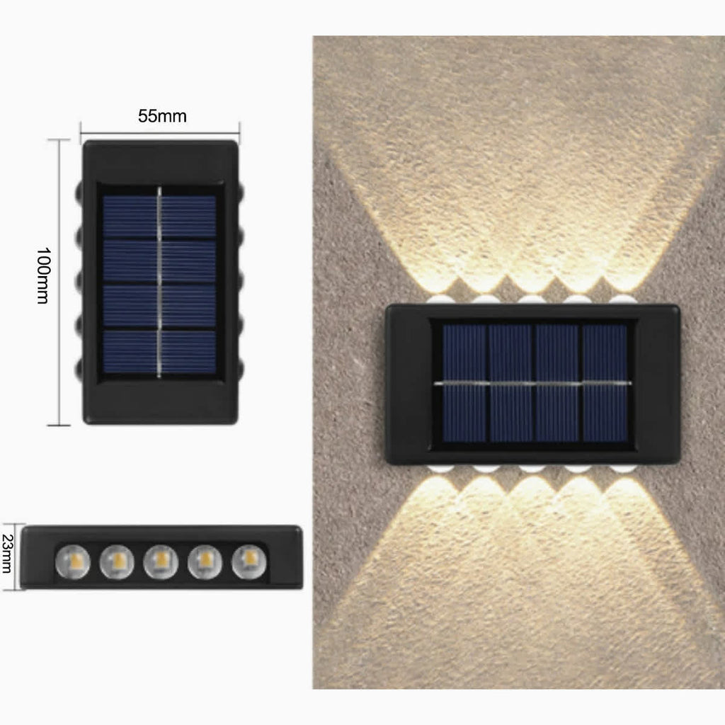 Waterproof Solar LED Wall Lamp