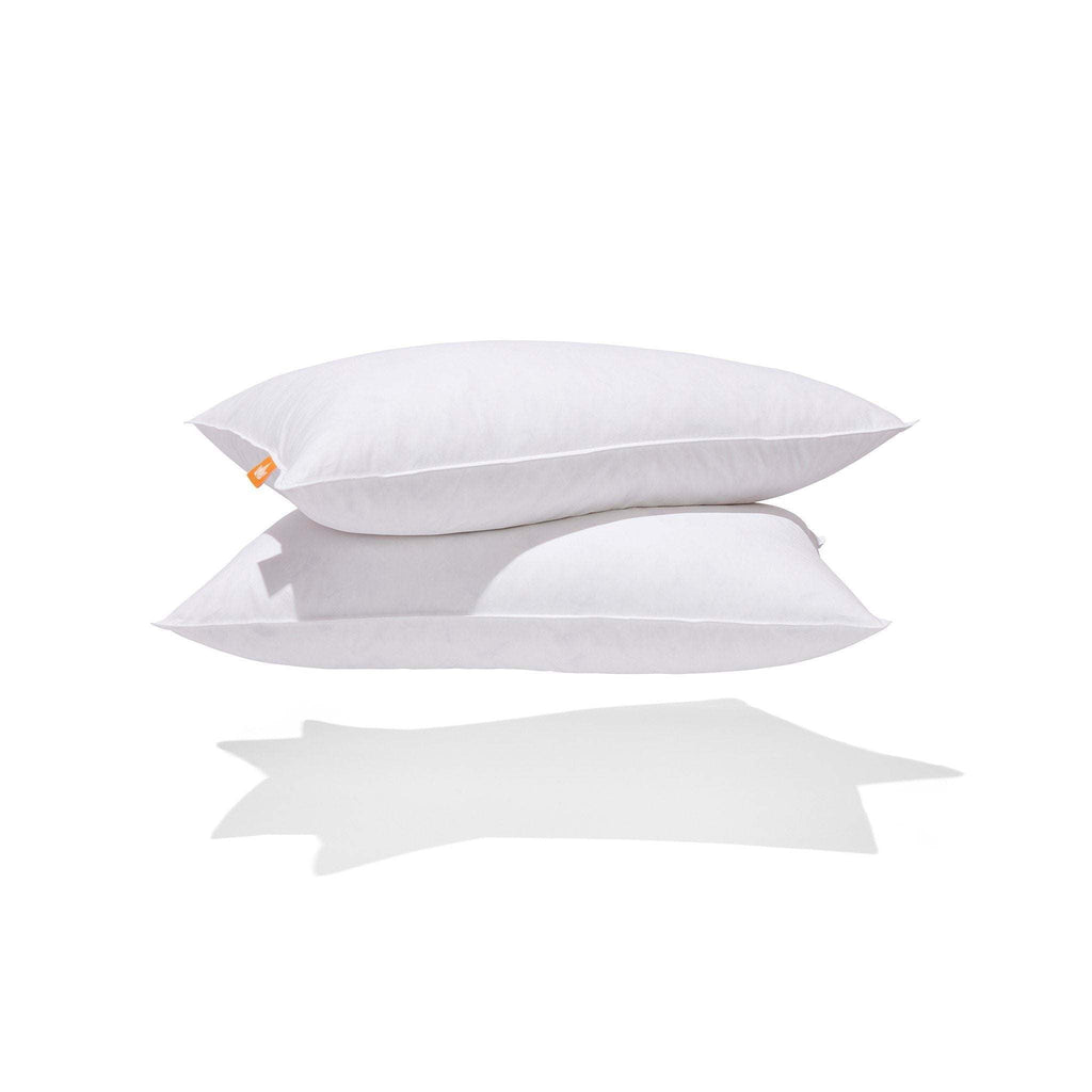 Canadian Down & Feather Company White Goose Feather Pillow, Medium Support 2 Pack
