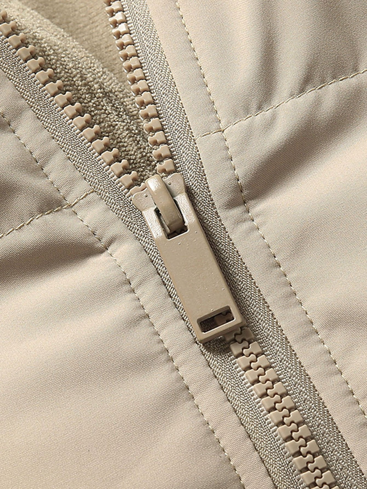 Corduroy Patchwork Puffer Jacket