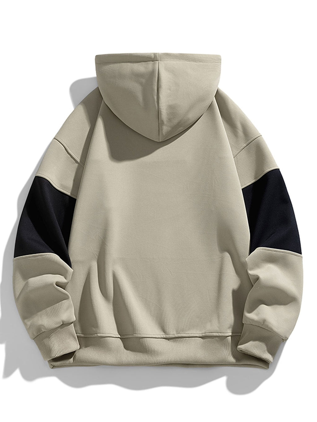 Relax Fit Color Block Hoodie