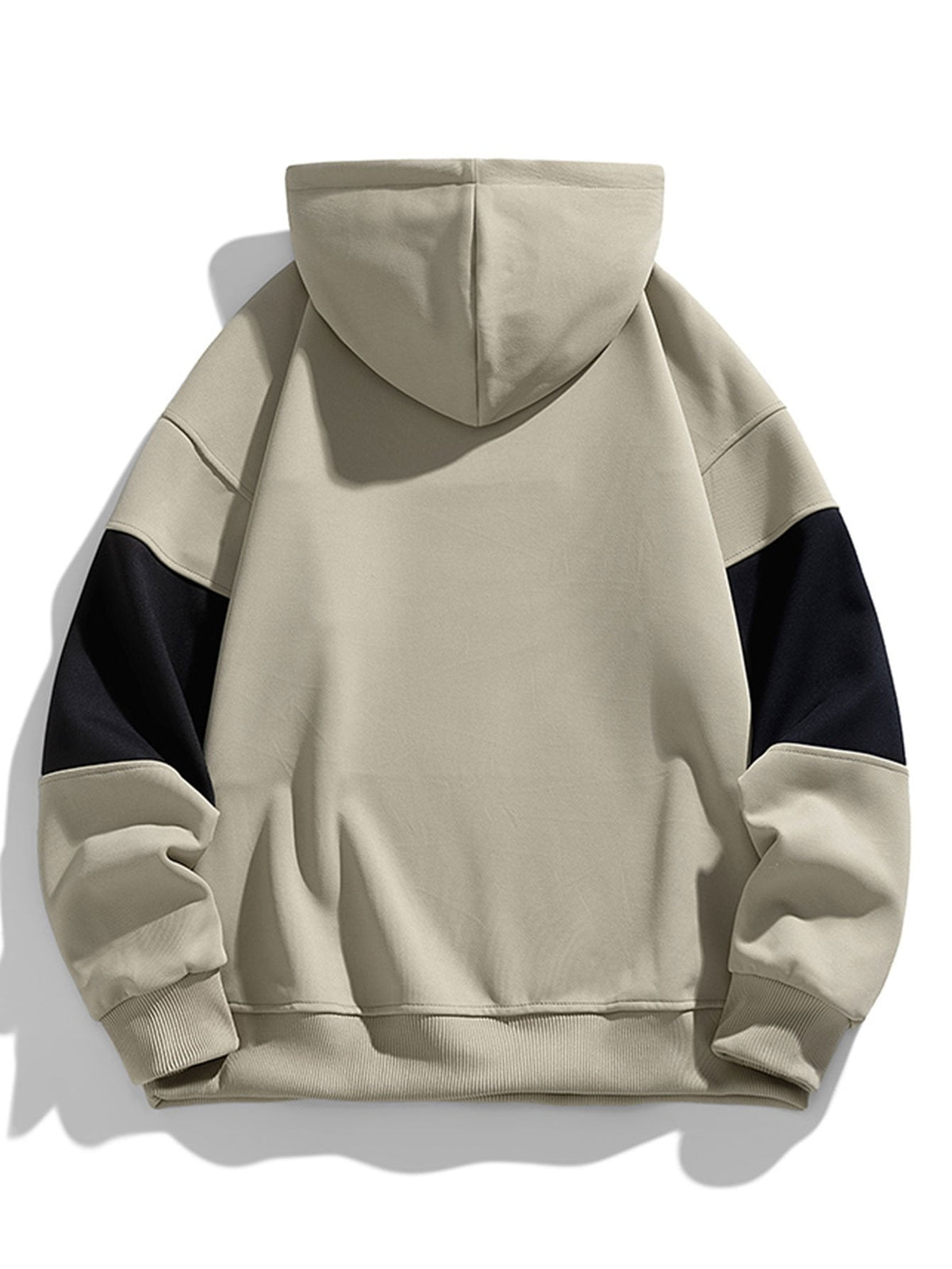 Relax Fit Color Block Hoodie