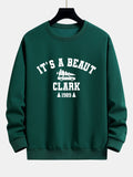 It's a Beaut Clark Christmas Tree Car Print Relax Fit Sweatshirt