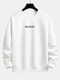 Believer Print Relax Fit Sweatshirt