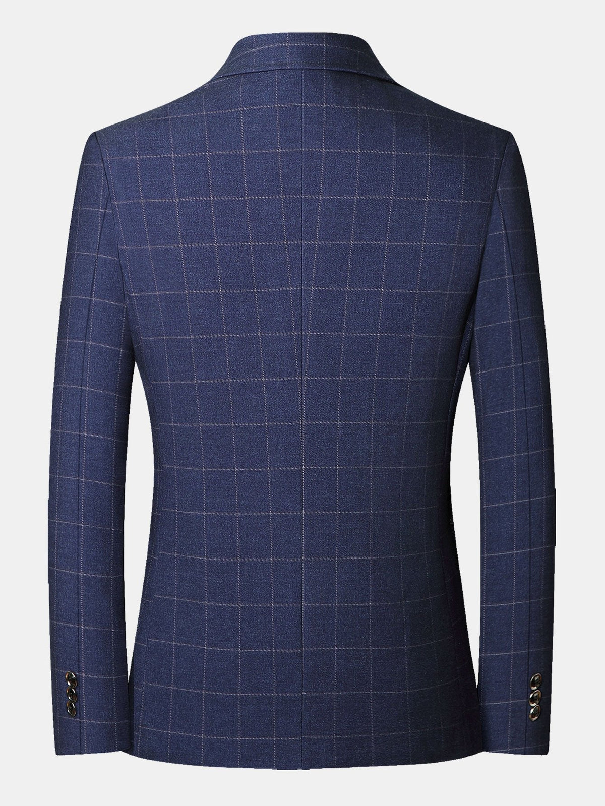 Man Plaid Blazer