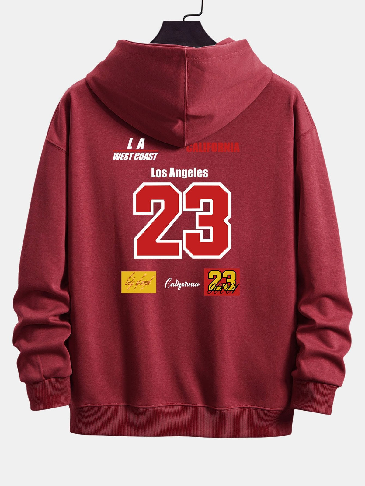 Nummer 23 Print Relaxed Fit Hoodie