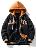 2 In 1  Hooded Baseball Jacket