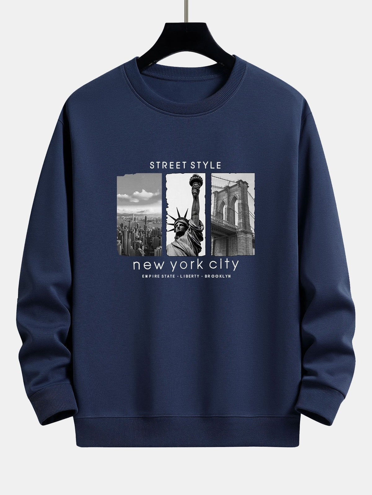 New York City Print Relax Fit Sweatshirt