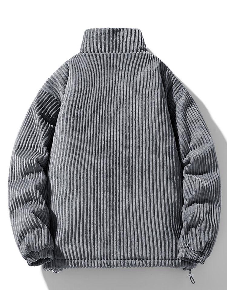 Quilted Lined Corduroy Coat
