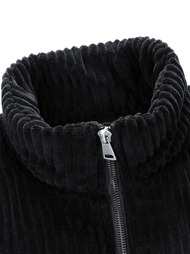 Quilted Lined Corduroy Coat