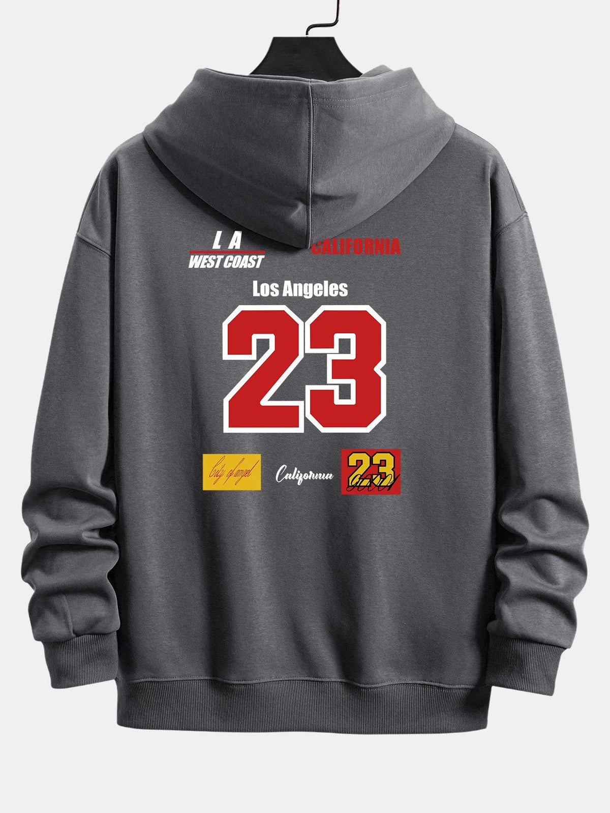 Nummer 23 Print Relaxed Fit Hoodie