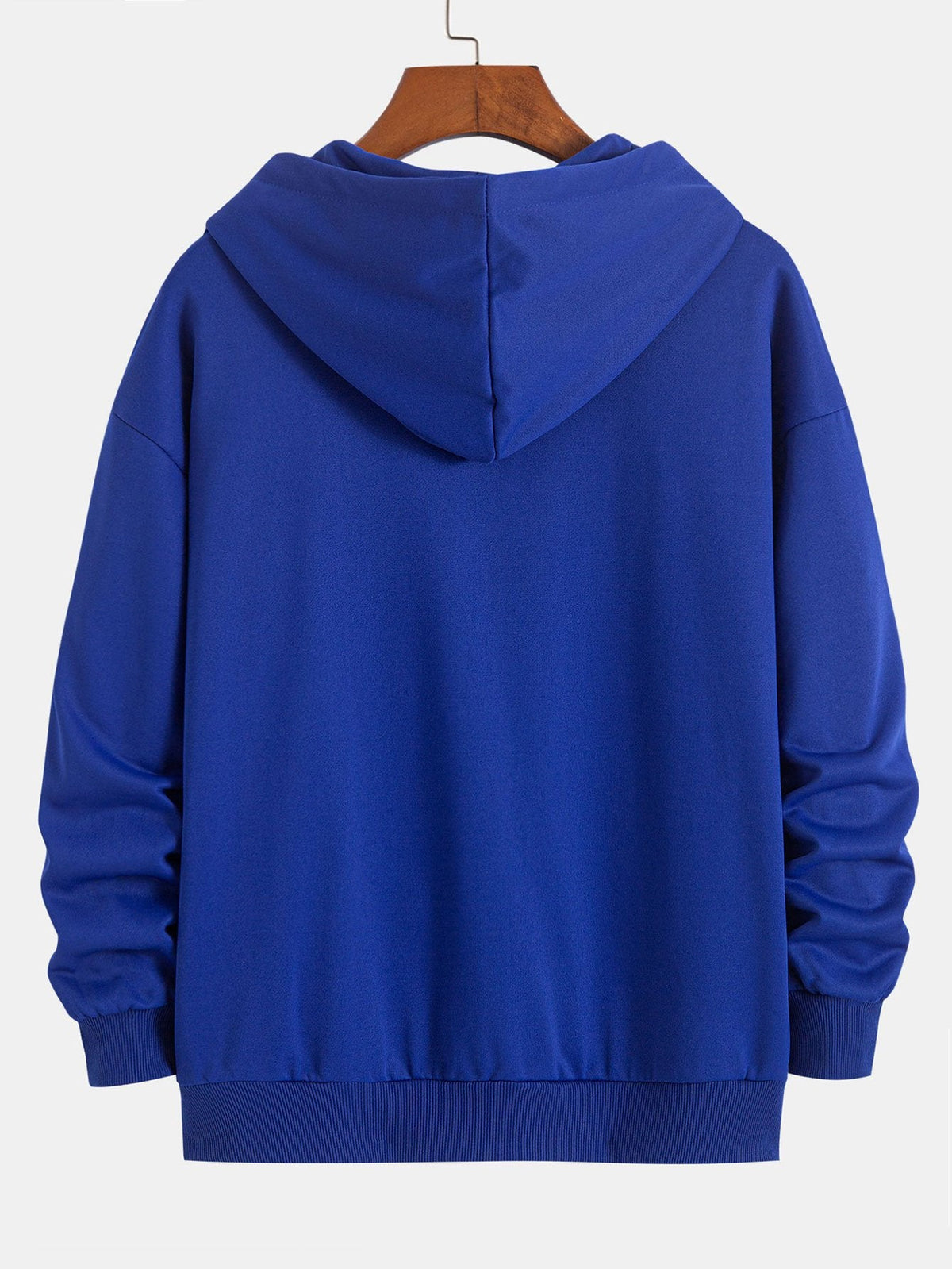 Basic Relax Fit Zip Hoodie