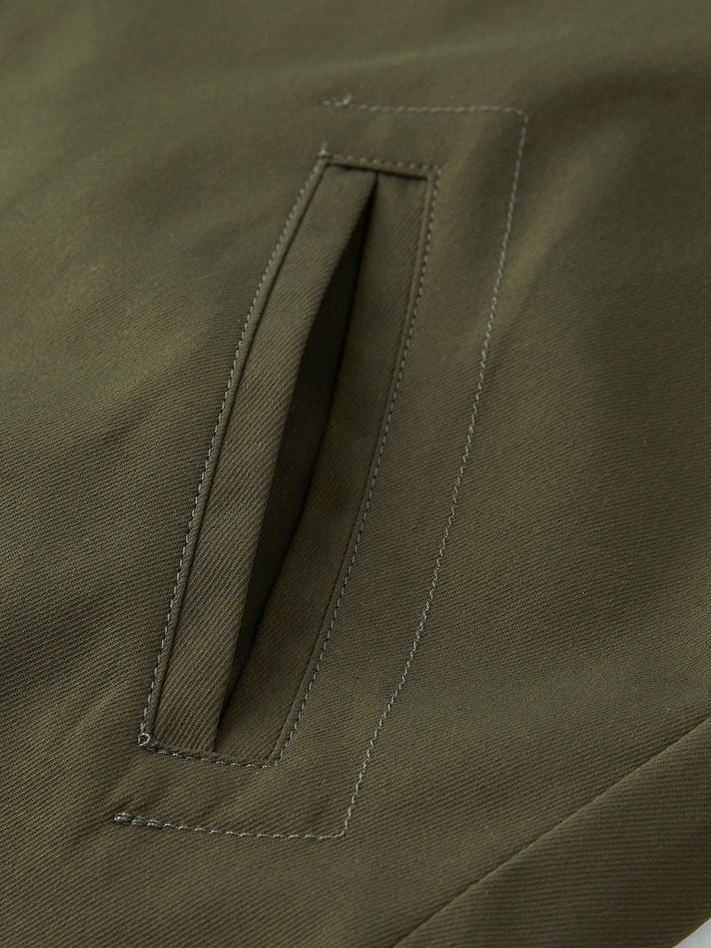 Corduroy Collar Zip Up Jacket