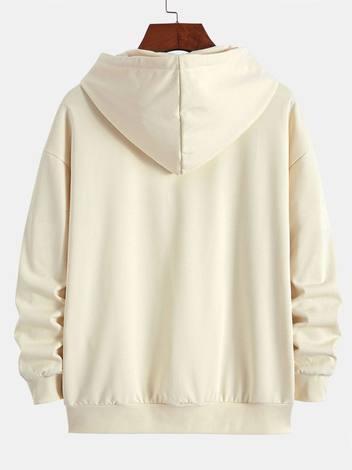 Basic Relax Fit Zip Hoodie