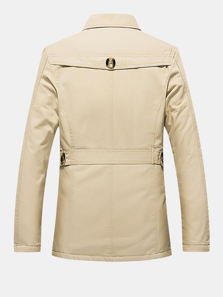 Long Line Chino Coat